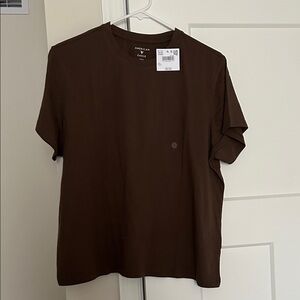 American Eagle Outfitters Dark Brown Tee